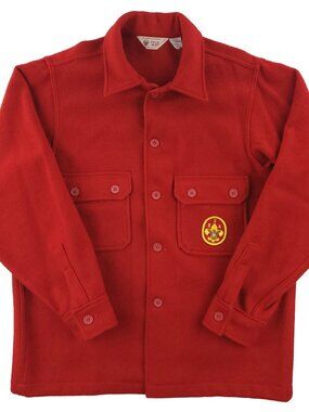 Boy Scouts America Official Jacket Vintage Wool Shacket Deadstock Unworn Size 44